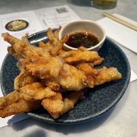 Vegan chilli ‘squid’  at LHR - Wagamama - T5 in West London