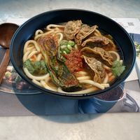Yasai gyoza ramen  at LHR - Wagamama - T5 in West London