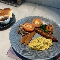 Vegan full English  at LHR - Wagamama - T5 in West London