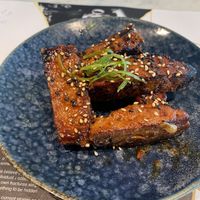 Vegan ribs   at LHR - Wagamama - T5 in West London