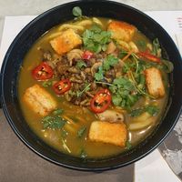 Vegan ramen  at LHR - Wagamama - T5 in West London