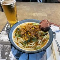 Vegan chicken ramen  at LHR - Wagamama - T5 in West London