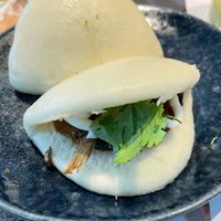 Vegan mushroom buns at LHR - Wagamama - T5 in West London