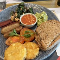 Vegan breakfast   at LHR - Wagamama - T5 in West London