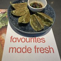 Vegetable Yasai Gyoza  at LHR - Wagamama - T5 in West London