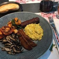 The full vegan breakfast  at LHR - Wagamama - T5 in West London