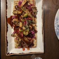 Vegan kebab  at Hillhead Bookclub in Glasgow