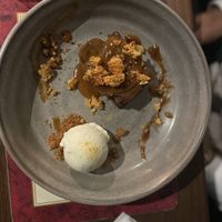 Sticky toffee pudding  at Hillhead Bookclub in Glasgow