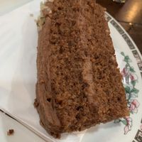 Vegan chocolate cake  at Hillhead Bookclub in Glasgow