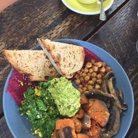 Vegan breakfast bowl  at Vida Surf Shop Cafe in Bondi Beach