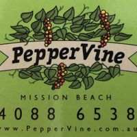 Logo at PepperVine in Mission Beach