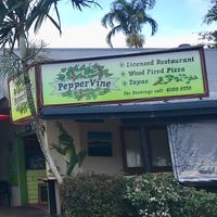 Just the best vegan pizza at PepperVine in Mission Beach