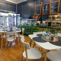 Interior at Back2Nature Vegan Cafe in Brighton