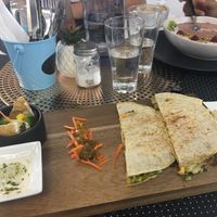 Quesadillas  at Back2Nature Vegan Cafe in Brighton