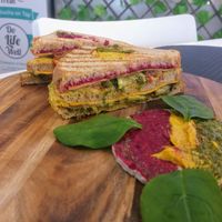 Special Vegan Sandwich at Back2Nature Vegan Cafe in Brighton