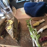 Tofu sandwich  at Back2Nature Vegan Cafe in Brighton