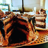 Jaffa cake at Back2Nature Vegan Cafe in Brighton