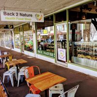 Outside look back2nature at Back2Nature Vegan Cafe in Brighton
