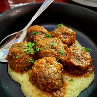 Slow Braised Meatballs: tastless at Alibi in Sydney