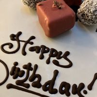 Birthday dessert #Veganuary at Alibi in Sydney