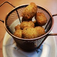 Crispy Mammoth Green Olives at Alibi in Sydney