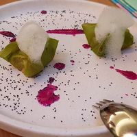 Kimchi dumplings ! at Alibi in Sydney