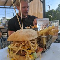 Beyond burger at The Griffon Gastropub in East Aurora