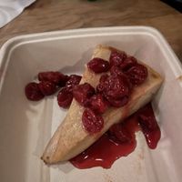 Cherry cheesecake   at PLANTA in Miami Beach