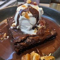 Brownie sundae   at PLANTA in Miami Beach