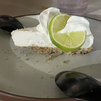 Key lime cheesecake  at PLANTA in Miami Beach