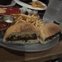 Kids burger  at PLANTA in Miami Beach