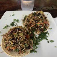 Raw Veg Tacos at Beach Dog Cafe in Nosara