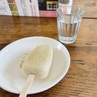 Mango piña colada   at Ayurvedico Cafe in Pokhara