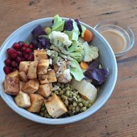 Super Buddha Bowl with Quinoa at Ayurvedico Cafe in Pokhara