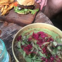 I believe this was a Thai green curry (not sure) at Zest Ubud in Ubud