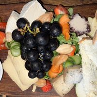 Vegan cheese platter  at Zest Ubud in Ubud