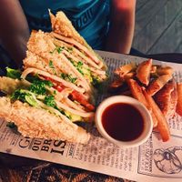 Zest club sandwich   at Zest Ubud in Ubud