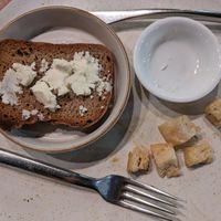 Inedibly bad banana flour bread at Zest Ubud in Ubud