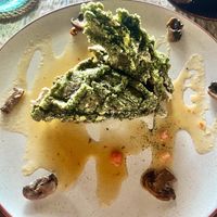 Seaweed waffles  at Zest Ubud in Ubud