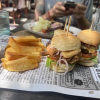 Trio of Burgers  at Zest Ubud in Ubud