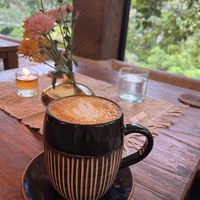 Mushroom latte 😍  at Zest Ubud in Ubud