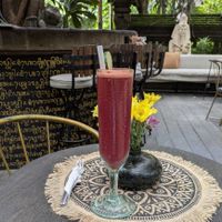 Beetroot, Carrot, Jicama, and Ginger Juice at Zest Ubud in Ubud