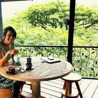 durian smoothie at Zest Ubud in Ubud