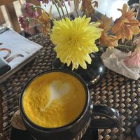 Golden Tumeric Latte large  at Zest Ubud in Ubud