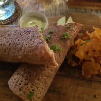 Run piglet run (jackfruit) wrap at Zest Ubud in Ubud
