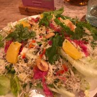 One of the salads at Zest Ubud in Ubud