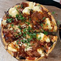 Jackfruit pizza  at Zest Ubud in Ubud