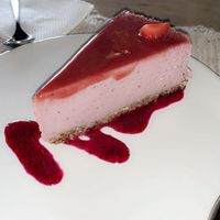 Strawberry cheesecake  at Zest Ubud in Ubud
