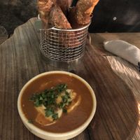 Appetiser. Sweet potatoes  at Zest Ubud in Ubud