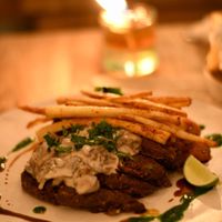 Jackfruit steak at Zest Ubud in Ubud